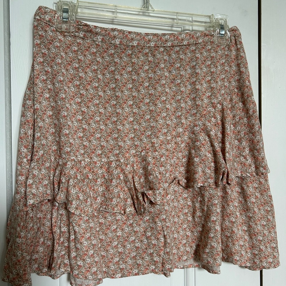 Floral Mini Skirt